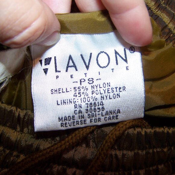 Lavon Petites Metallic Gold Sweatpants Sz PS - Picture 6 of 7